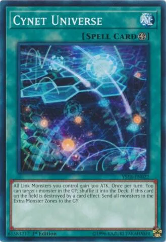 Cynet Universe YS18-EN022 Yu-Gi-Oh card from Starter Deck: Codebreaker