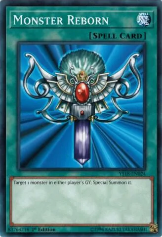 Monster Reborn YS18-EN024 Yu-Gi-Oh card from Starter Deck: Codebreaker