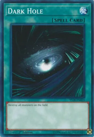 Dark Hole YS18-EN025 Yu-Gi-Oh card from Starter Deck: Codebreaker