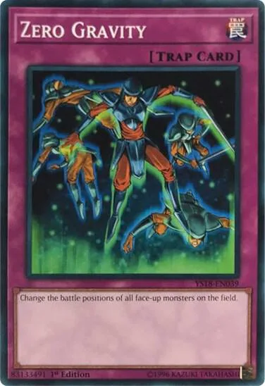 Zero Gravity YS18-EN039 Yu-Gi-Oh card from Starter Deck: Codebreaker