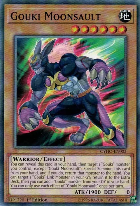 Gouki Moonsault CYHO-EN003 Unlimited Yu-Gi-Oh card from Cybernetic Horizon
