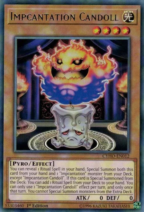 Impcantation Candoll CYHO-EN012 1st Edition Yu-Gi-Oh card from Cybernetic Horizon