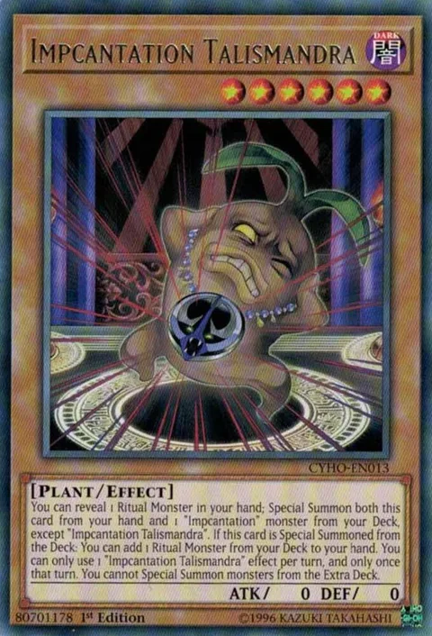 Impcantation Talismandra CYHO-EN013 Unlimited Yu-Gi-Oh card from Cybernetic Horizon