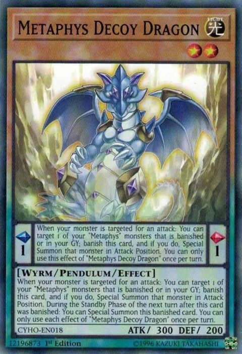 Metaphys Decoy Dragon CYHO-EN018 Yu-Gi-Oh card from Cybernetic Horizon