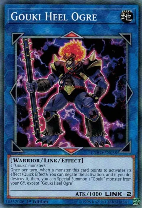 Gouki Heel Ogre CYHO-EN038 1st Edition Yu-Gi-Oh card from Cybernetic Horizon