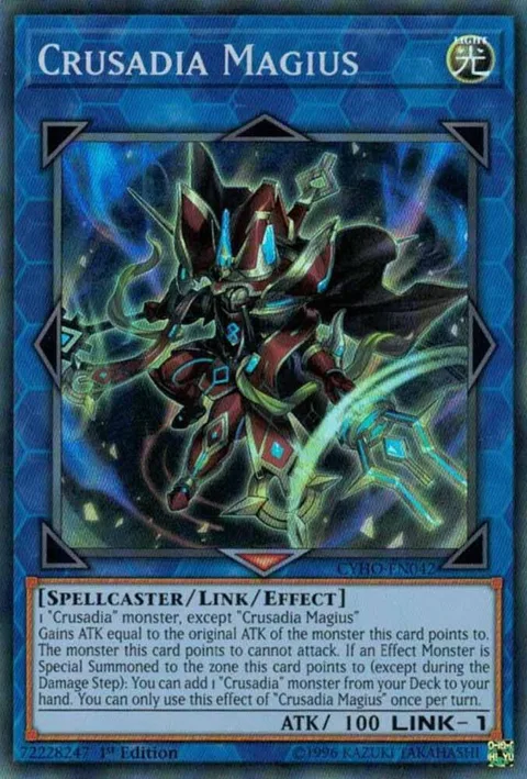 Crusadia Magius CYHO-EN042 Unlimited Yu-Gi-Oh card from Cybernetic Horizon