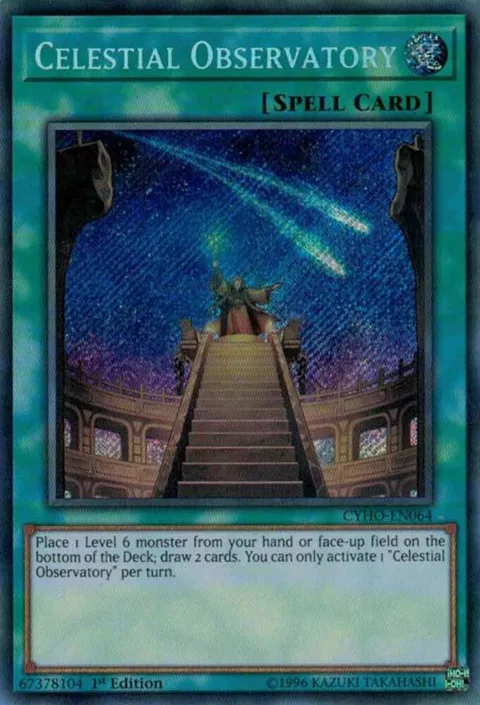 Celestial Observatory CYHO-EN064 1st Edition Yu-Gi-Oh card from Cybernetic Horizon