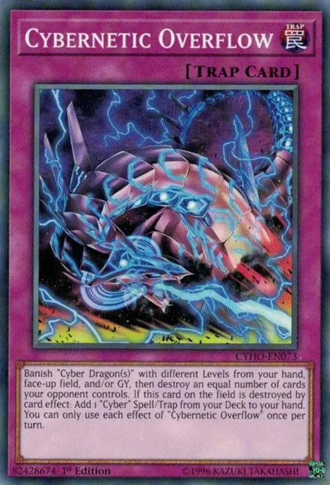 Cybernetic Overflow CYHO-EN073 Unlimited Yu-Gi-Oh card from Cybernetic Horizon