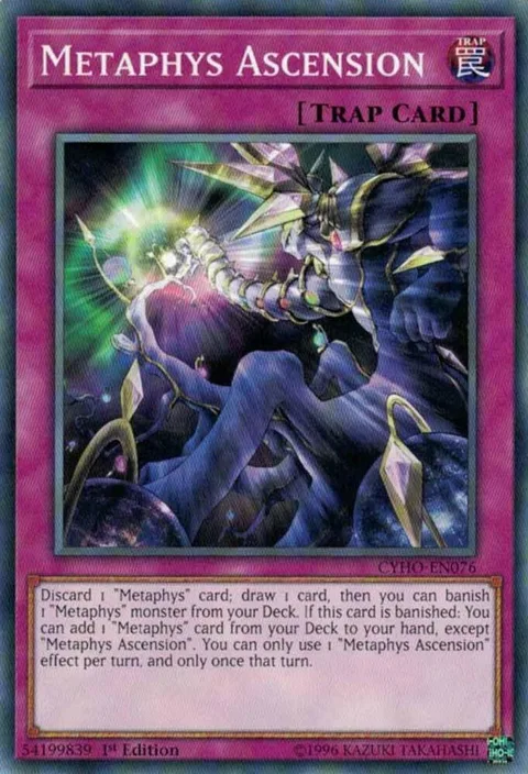 Metaphys Ascension CYHO-EN076 1st Edition Yu-Gi-Oh card from Cybernetic Horizon