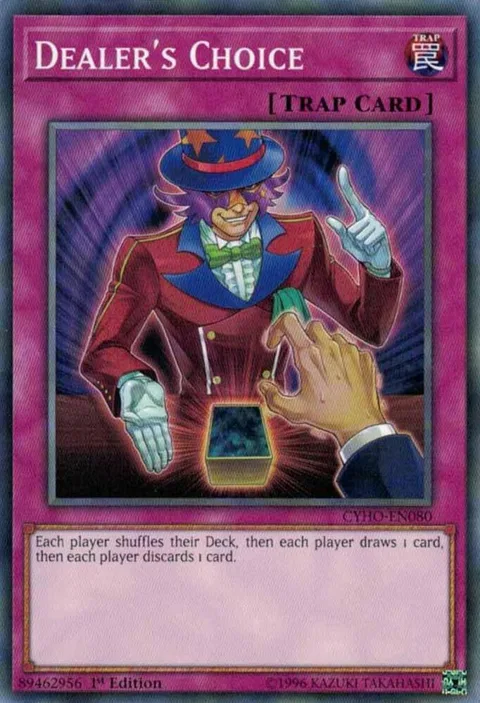 Dealer's Choice CYHO-EN080 1st Edition Yu-Gi-Oh card from Cybernetic Horizon