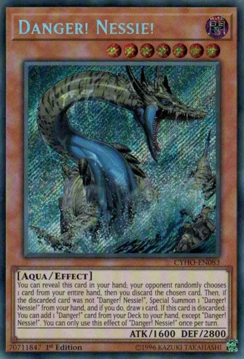 Danger! Nessie! CYHO-EN083 1st Edition Yu-Gi-Oh card from Cybernetic Horizon