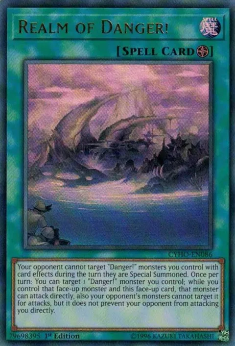 Realm of Danger! CYHO-EN086 Unlimited Yu-Gi-Oh card from Cybernetic Horizon