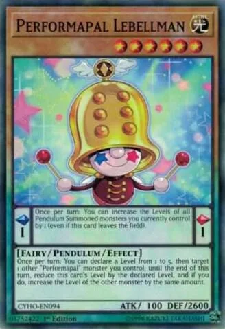 Performapal Lebellman CYHO-EN094 Unlimited Yu-Gi-Oh card from Cybernetic Horizon