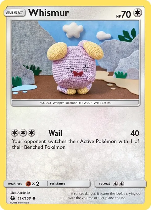 Whismur 117 #117/168 Pokémon card from SM - Celestial Storm