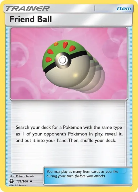 Friend Ball #131/168 Pokémon card from SM - Celestial Storm