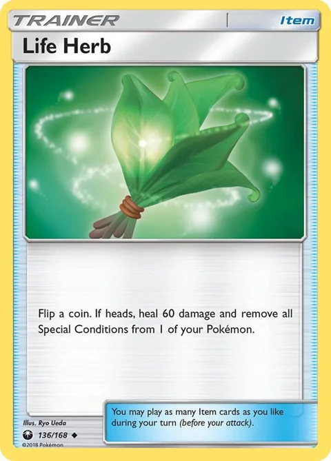 Life Herb #136/168 Pokémon card from SM - Celestial Storm