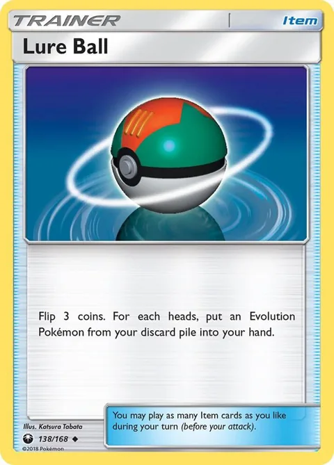 Lure Ball #138/168 Pokémon card from SM - Celestial Storm