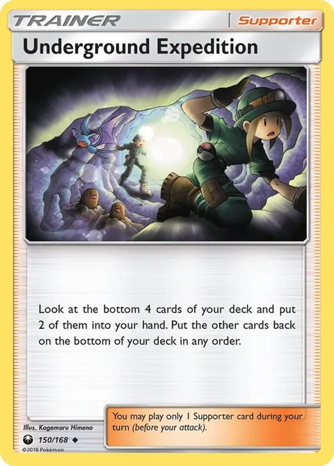 Underground Expedition #150/168 Pokémon card from SM - Celestial Storm