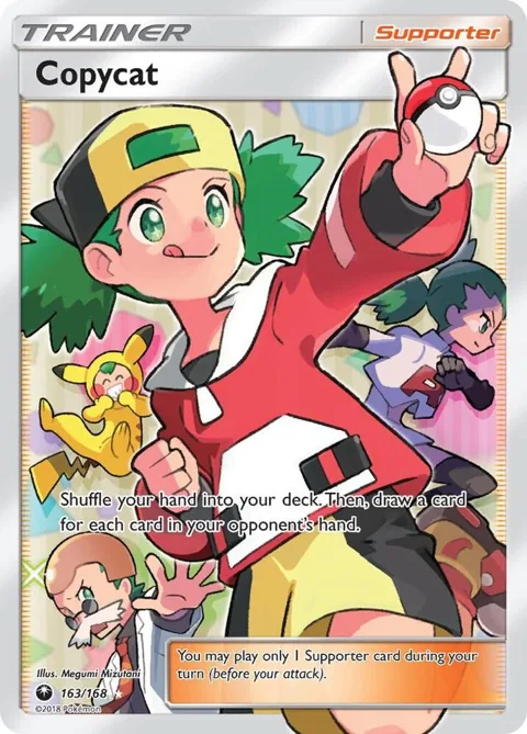 Copycat Full Art #163/168 Holofoil Pokémon card from SM - Celestial Storm