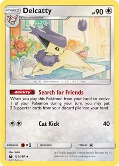 Delcatty - 121/168 SM Celestial Storm #121/168 Pokémon card from Deck Exclusives