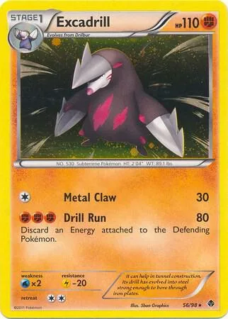 Excadrill - 56/98 Cosmos Holo #056/098 Holofoil Pokémon card from Blister Exclusives