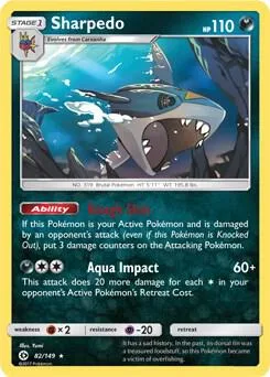 Sharpedo - 82/149 Cosmos Holo #082/149 Holofoil Pokémon card from Blister Exclusives