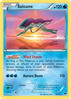 Suicune - 30/122 Cosmos Holo #030/122 Holofoil Pokémon card from Blister Exclusives