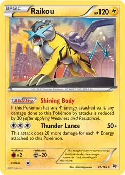 Raikou - 55/162 Cosmos Holo #055/162 Holofoil Pokémon card from Blister Exclusives