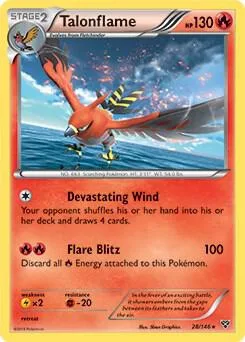 Talonflame - 28/146 Cosmos Holo #028/146 Holofoil Pokémon card from Blister Exclusives