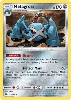 Metagross - 95/168 Prerelease Kit Exclusive #095/168 Pokémon card from Deck Exclusives