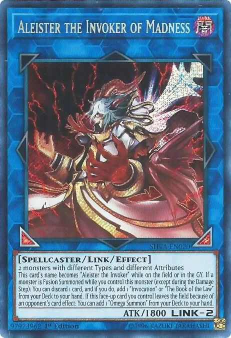Aleister the Invoker of Madness SHVA-EN020 Yu-Gi-Oh card from Shadows in Valhalla