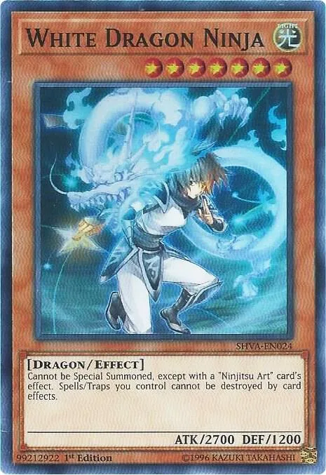 White Dragon Ninja SHVA-EN024 Yu-Gi-Oh card from Shadows in Valhalla