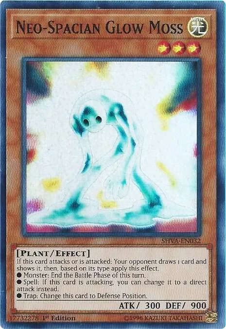Neo-Spacian Glow Moss SHVA-EN032 Yu-Gi-Oh card from Shadows in Valhalla