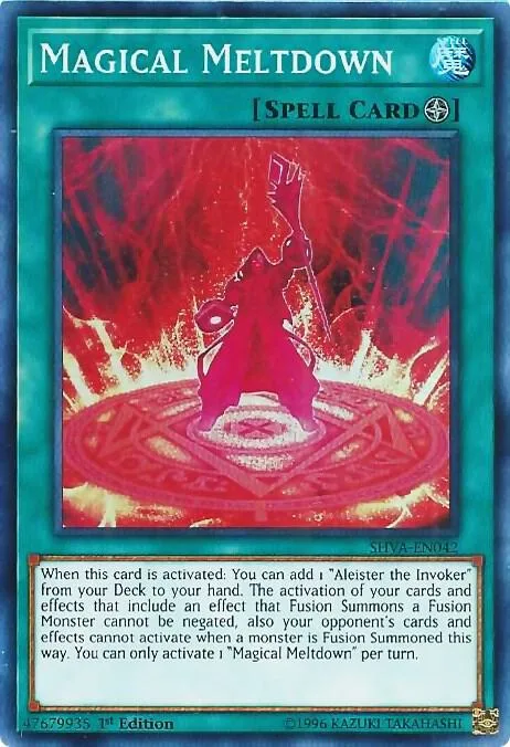 Magical Meltdown SHVA-EN042 Yu-Gi-Oh card from Shadows in Valhalla