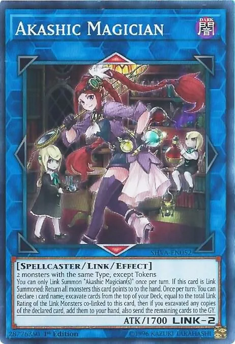 Akashic Magician SHVA-EN052 Yu-Gi-Oh card from Shadows in Valhalla