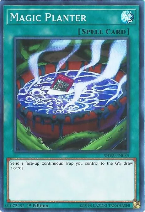 Magic Planter SHVA-EN055 Yu-Gi-Oh card from Shadows in Valhalla