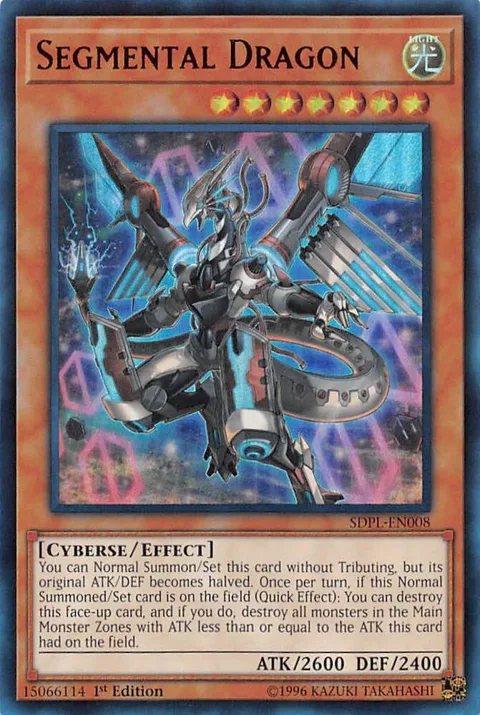 Segmental Dragon SDPL-EN008 Yu-Gi-Oh card from Structure Deck: Powercode Link
