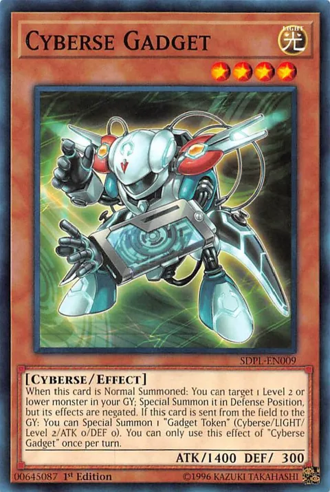 Cyberse Gadget SDPL-EN009 Yu-Gi-Oh card from Structure Deck: Powercode Link