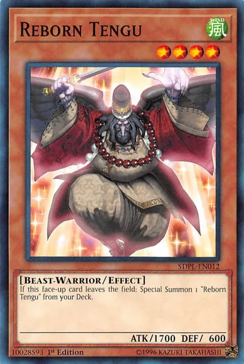Reborn Tengu SDPL-EN012 Yu-Gi-Oh card from Structure Deck: Powercode Link