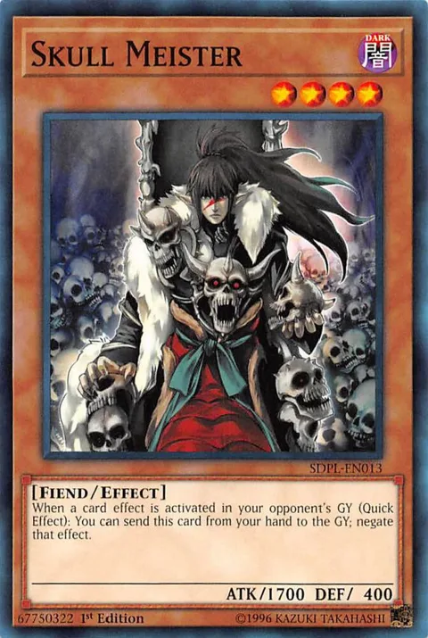 Skull Meister SDPL-EN013 Yu-Gi-Oh card from Structure Deck: Powercode Link
