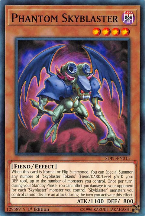 Phantom Skyblaster SDPL-EN015 Yu-Gi-Oh card from Structure Deck: Powercode Link