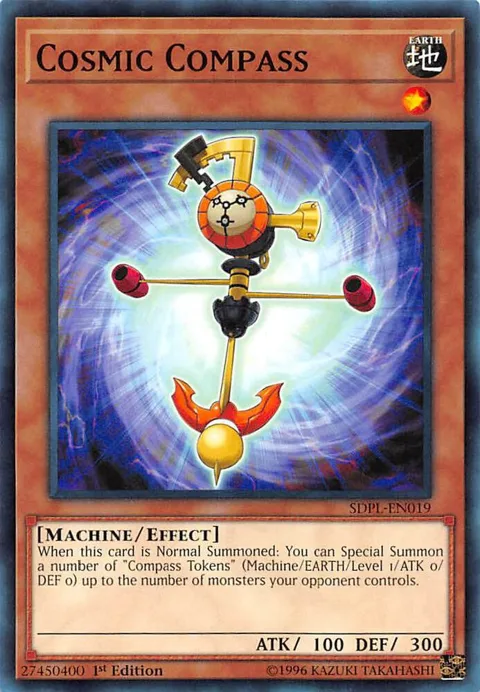 Cosmic Compass SDPL-EN019 Yu-Gi-Oh card from Structure Deck: Powercode Link
