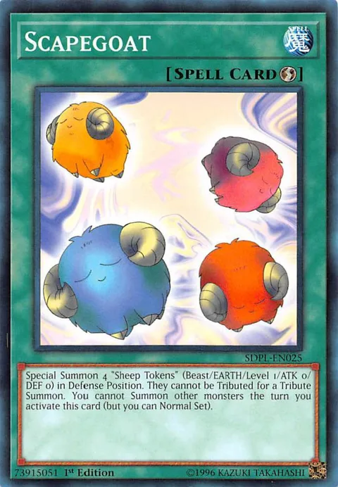 Scapegoat SDPL-EN025 Yu-Gi-Oh card from Structure Deck: Powercode Link