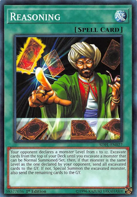 Reasoning SDPL-EN027 Yu-Gi-Oh card from Structure Deck: Powercode Link