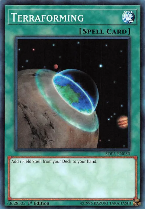 Terraforming SDPL-EN030 Yu-Gi-Oh card from Structure Deck: Powercode Link