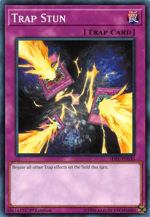 Trap Stun SDPL-EN035 Yu-Gi-Oh card from Structure Deck: Powercode Link