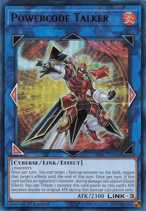 Powercode Talker SDPL-EN040 Yu-Gi-Oh card from Structure Deck: Powercode Link