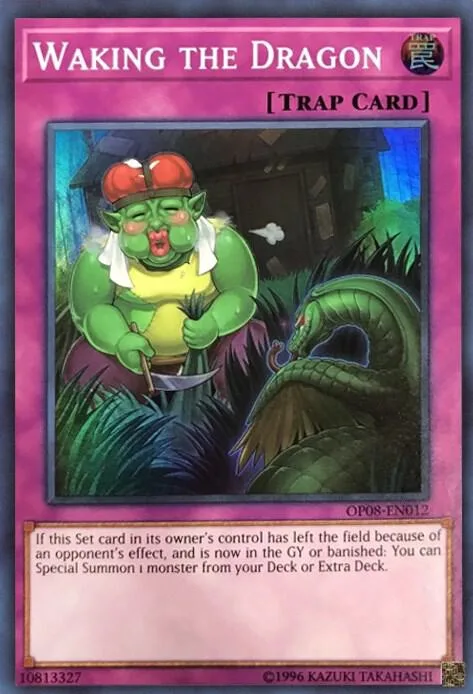Waking the Dragon OP08-EN012 Yu-Gi-Oh card from OTS Tournament Pack 8