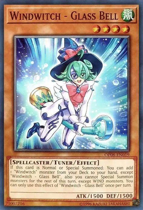 Windwitch - Glass Bell OP08-EN019 Yu-Gi-Oh card from OTS Tournament Pack 8