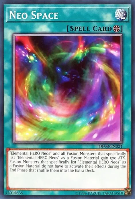 Neo Space OP08-EN021 Yu-Gi-Oh card from OTS Tournament Pack 8